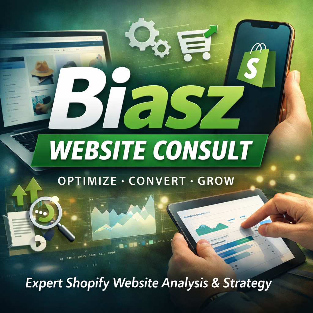 Shopify Website Consult by Biasz
